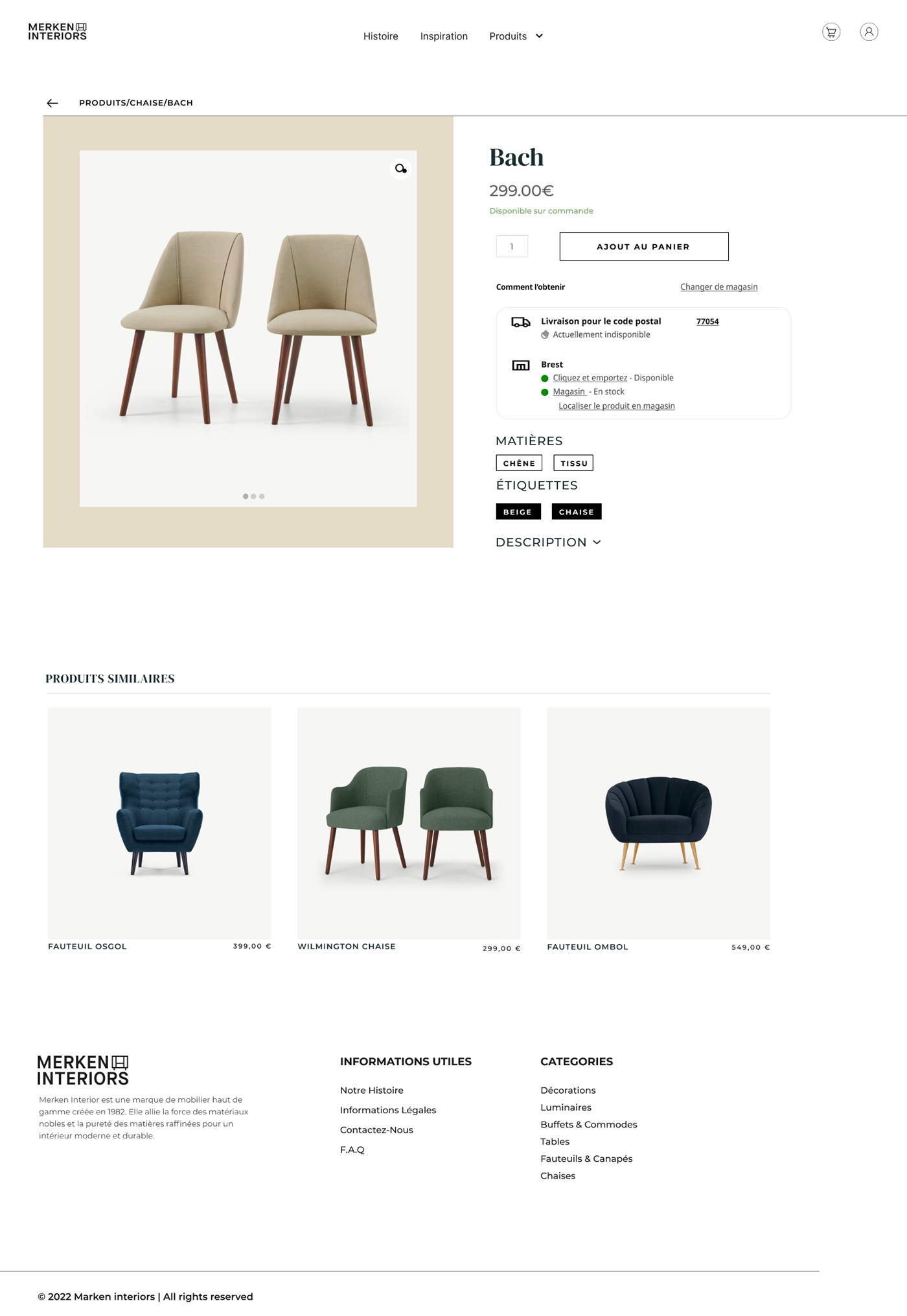 meuble ux/ui Web Design 