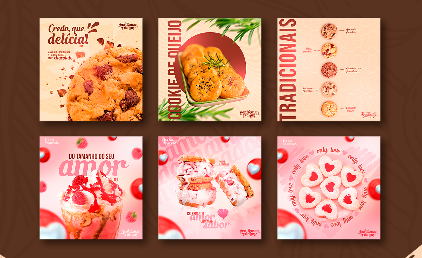 brand identity comida CONFEITARIA cookies design gráfico doceria doces Food  identidade visual logo
