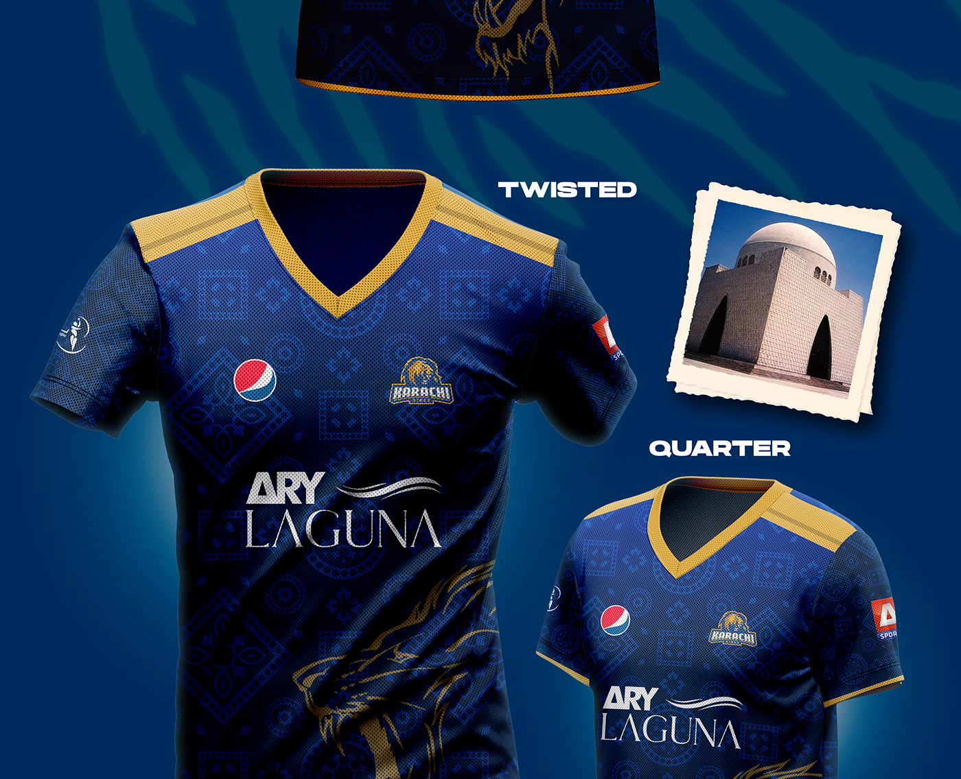 concept art Cricket graphic design  jersey Jersey Design karachi Mockup Pakistan shirt Sports Design