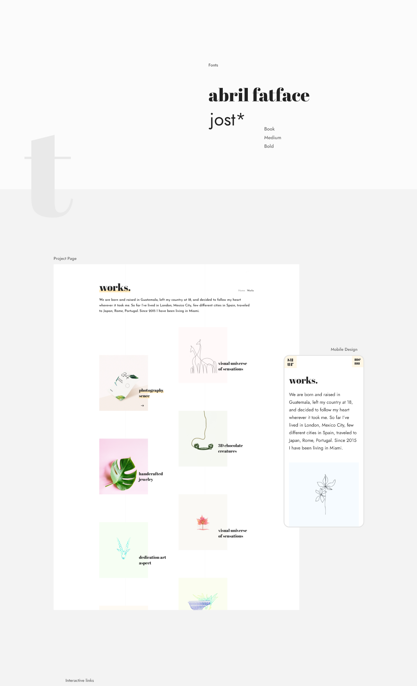 adobexd art design interaction minimal UI ux Web Website xD