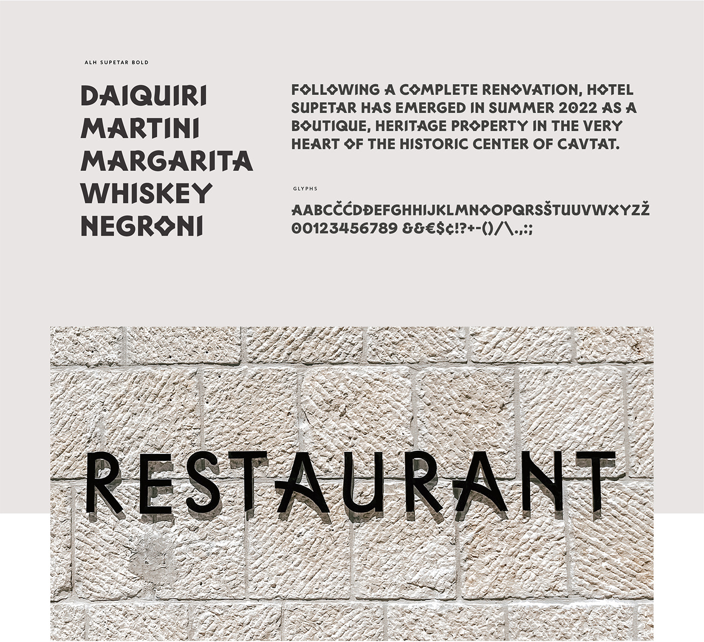 typography design wayfinding identity lettering typography   font history stone minimalist dubrovnik croatia