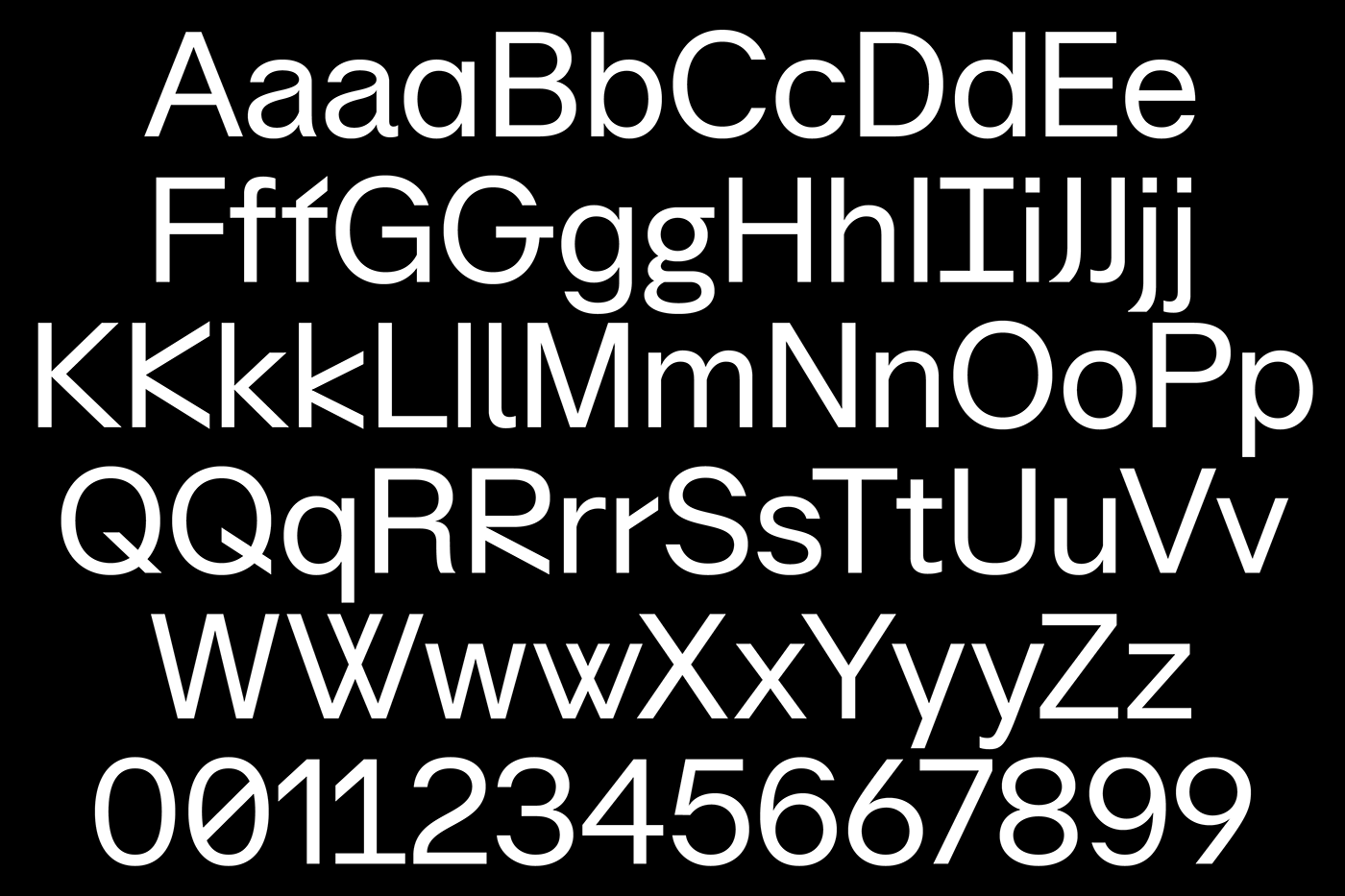 autaut duestudio font grotesk grotesque sans serif specimen type Typeface typography  