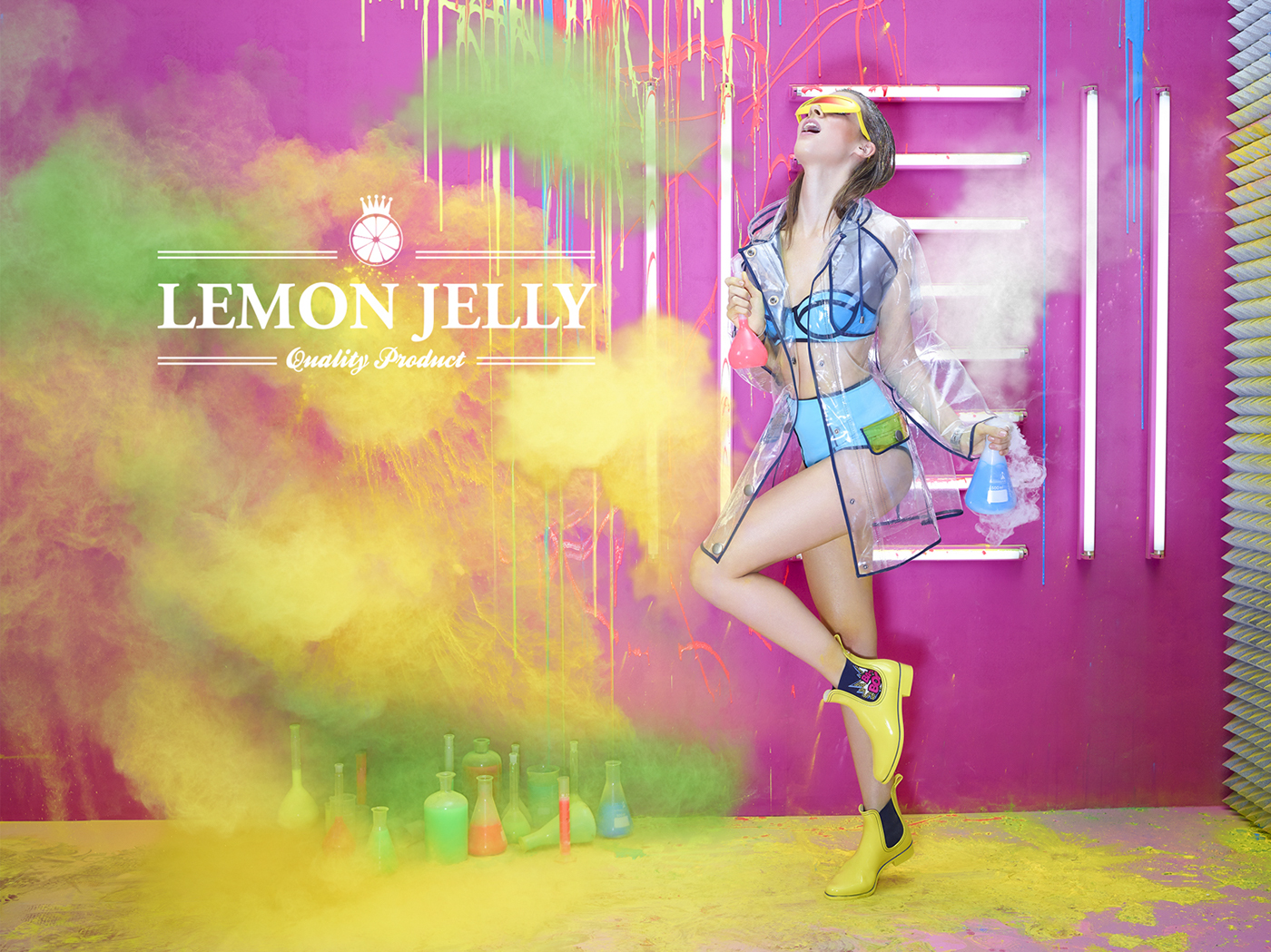 lalaland studios Lemon jelly Advertising  campaing Mad Scientist frederico martins Portugal shoes lemon jelly