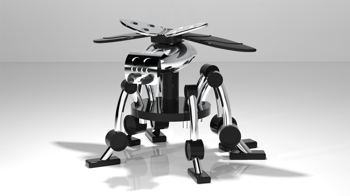 visualeger mediadesigneger tervezografikaeger unieszterhazy modular Robot Pelehács Nikolett 3D 3d modeling