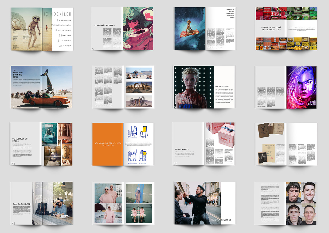 editorial design  design typography   magazine personal project Layout