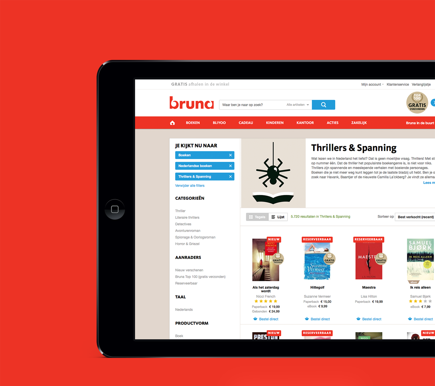 bruna bruna.nl e-commerce Ecommerce Omni-Channel shop books