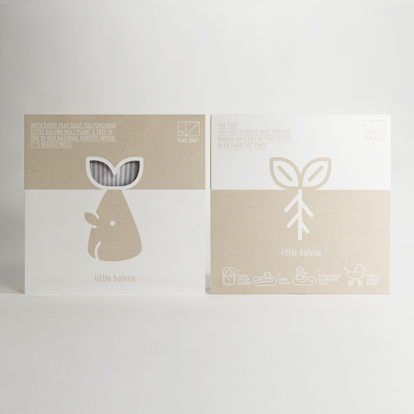Pack identity concept baby environmental New Zealand Packaging Plant tree Tree  Whale