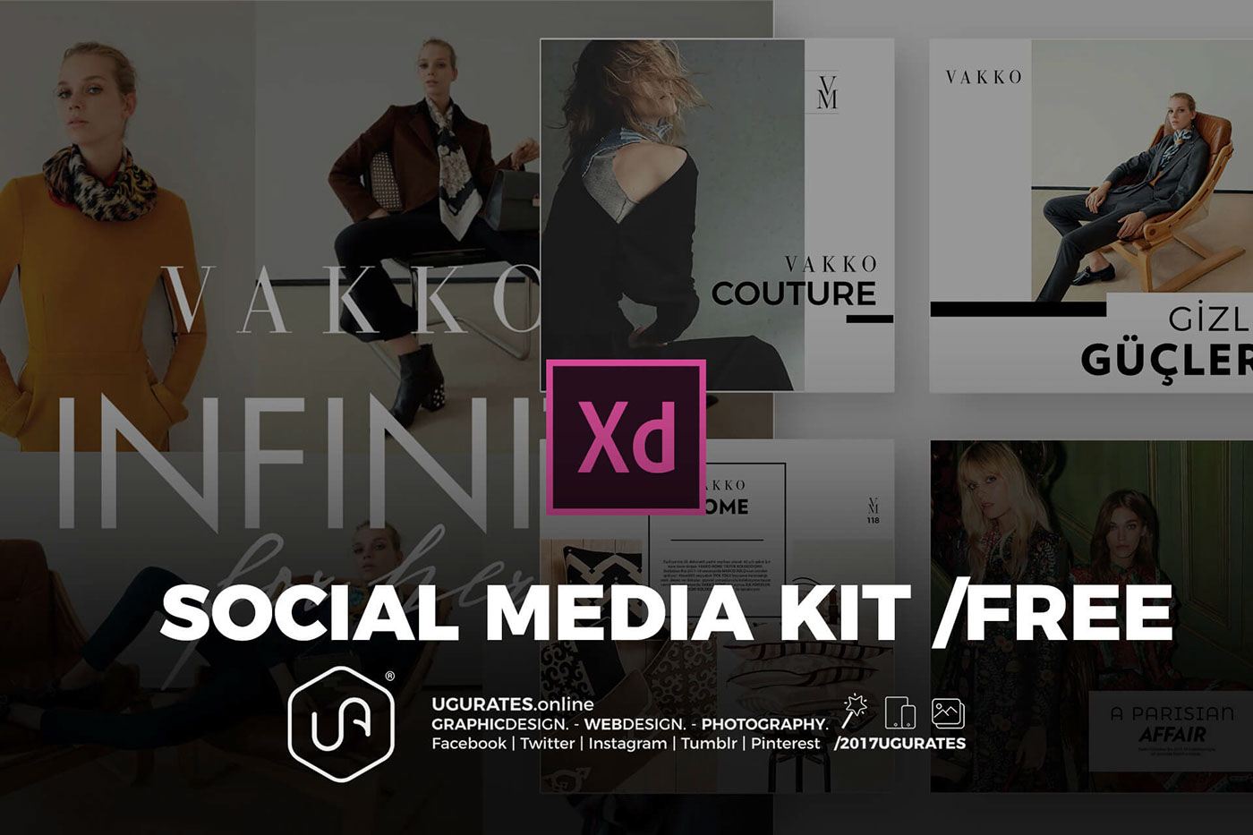 social media kit adobe Adobe XD