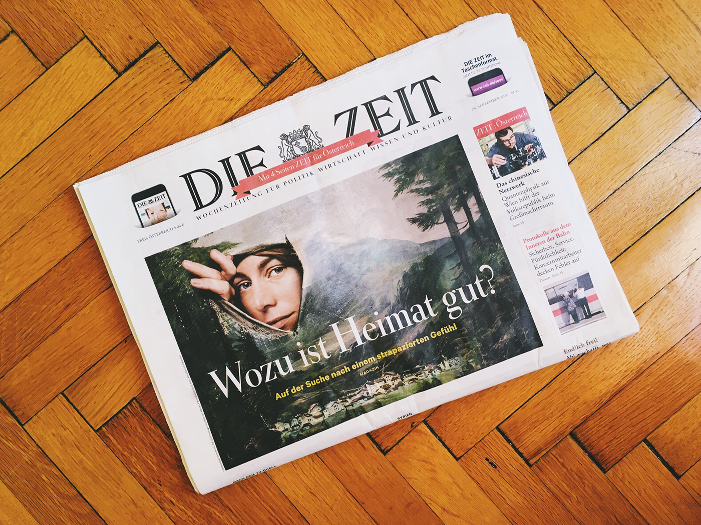 Die Zeit magazin cover artwork