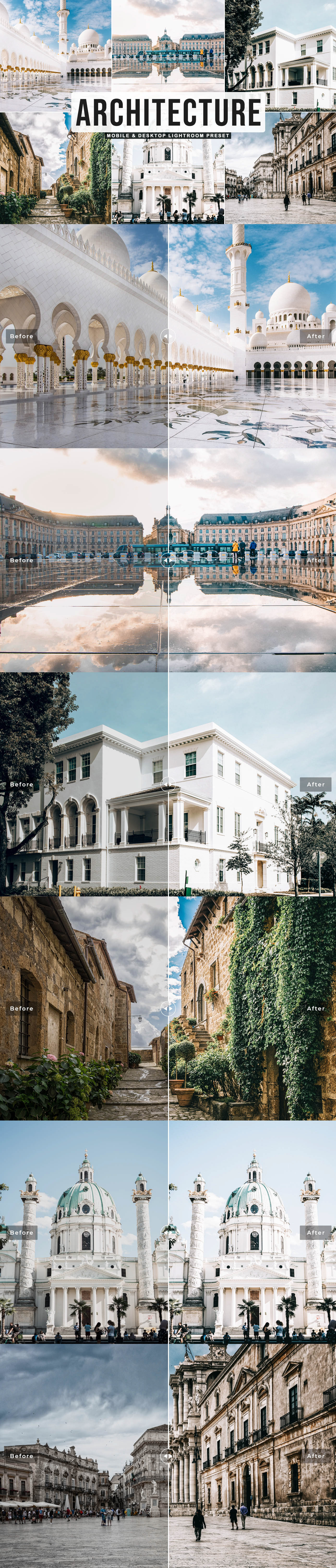 Free Architecture Lightroom Preset will produces natural looking architecture photographs.