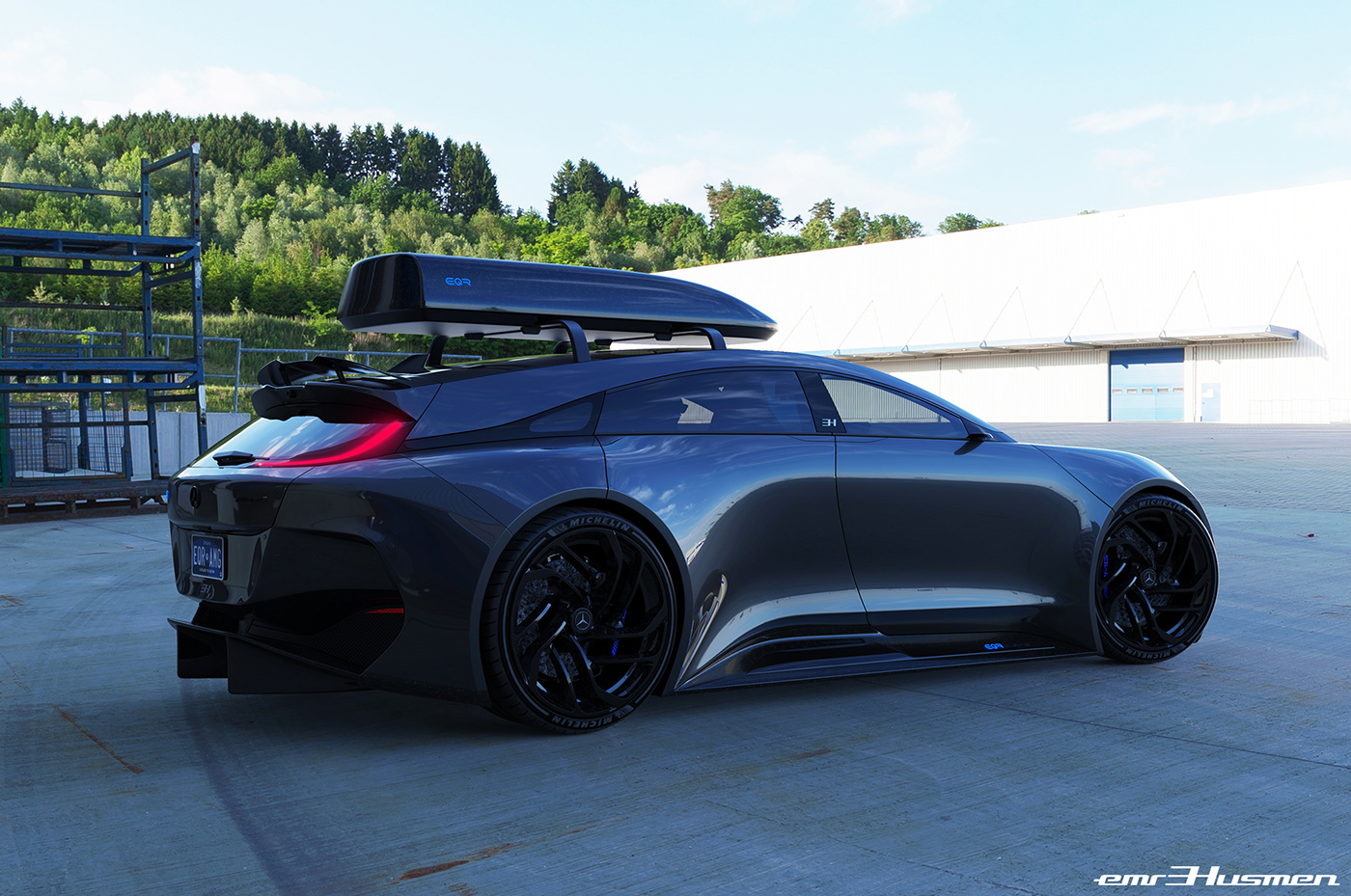 AMG cardesign concept elonmusk emrEHusmen eqr mercedes Porsche Taycan tesla