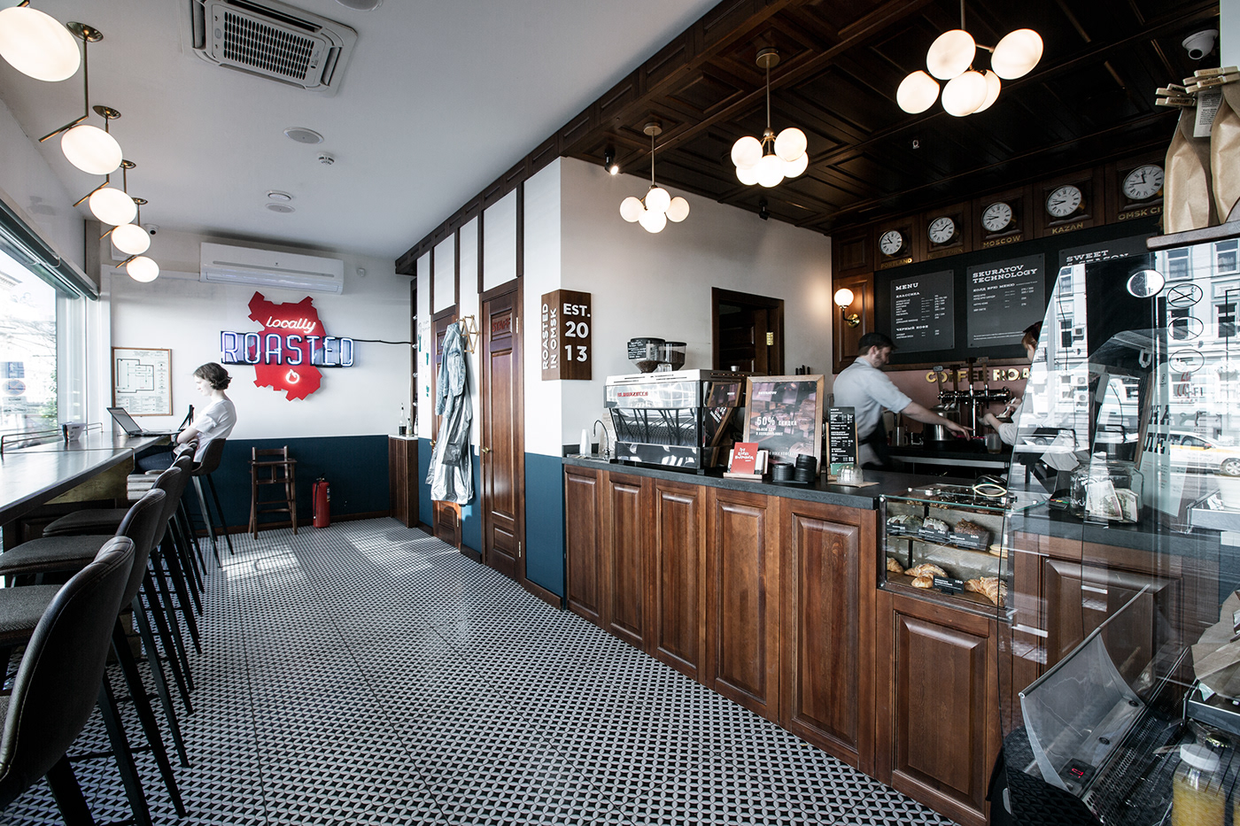 Coffee bar coffeeshop restaurant designinterior design Interior skuratov caffe кофейня