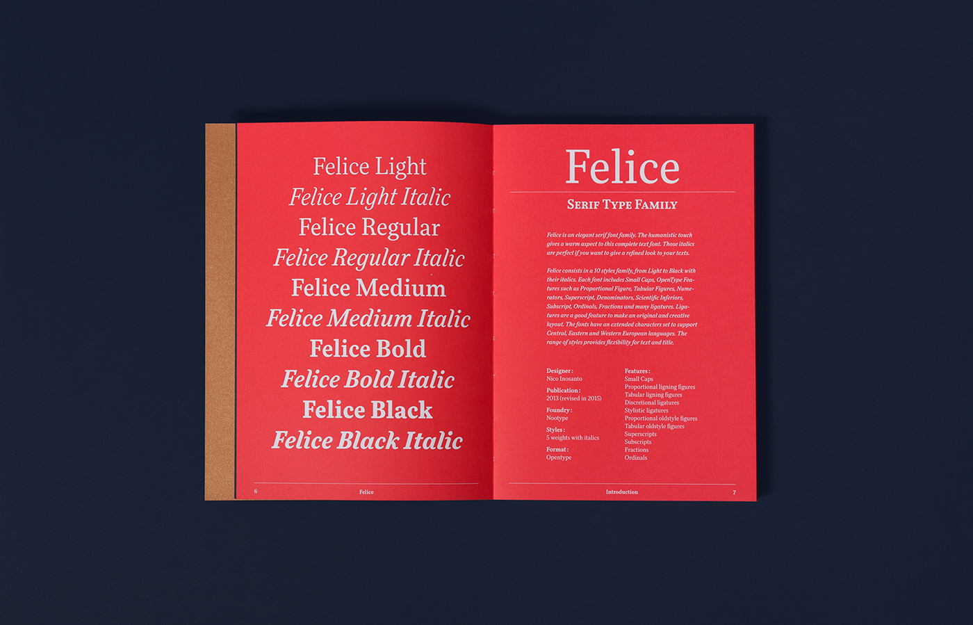 felice font book Typeface fonts Style edition Work  books Layout