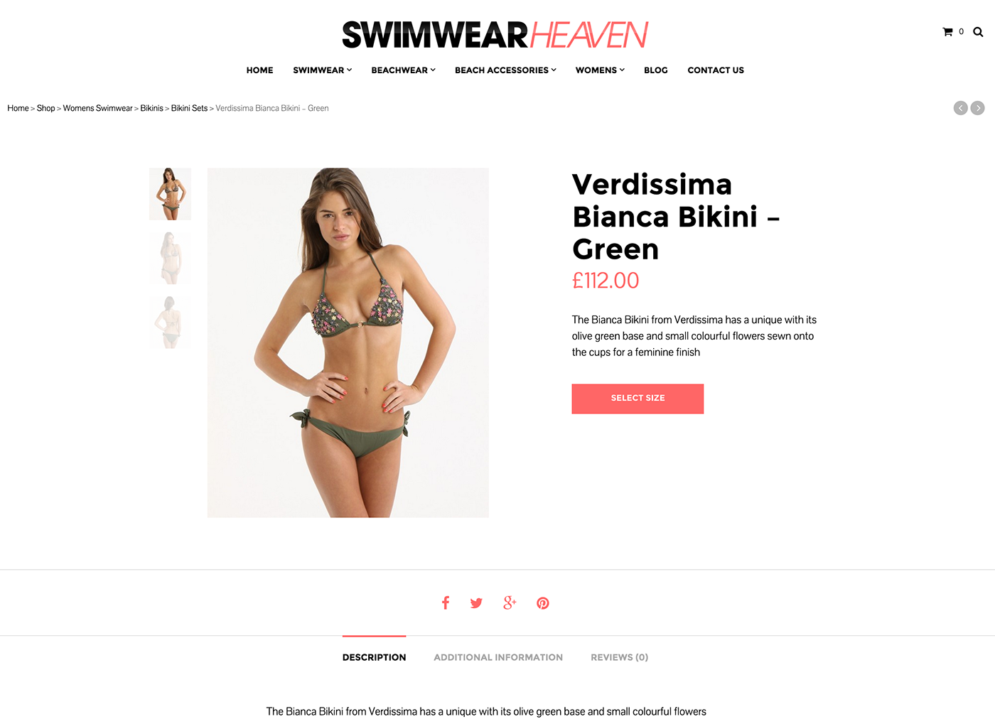 swimwear blue bold Website bikini clean