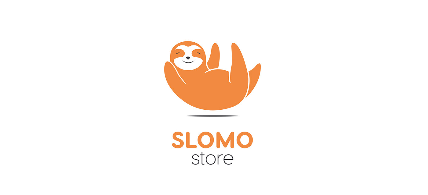 slomo Ecommerce brand identity identidade visual logo design sloth Bicho Preguiça