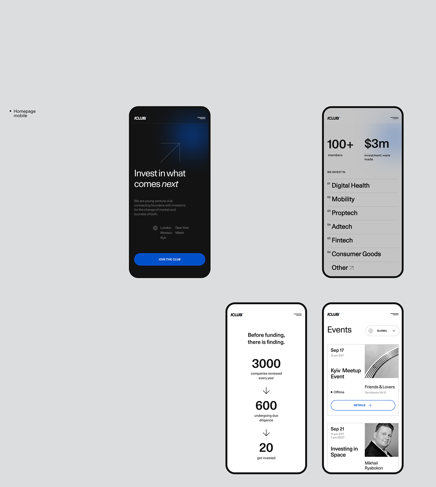 Adaptive branding  design finance mobile typography   ux/ui venture Web Website