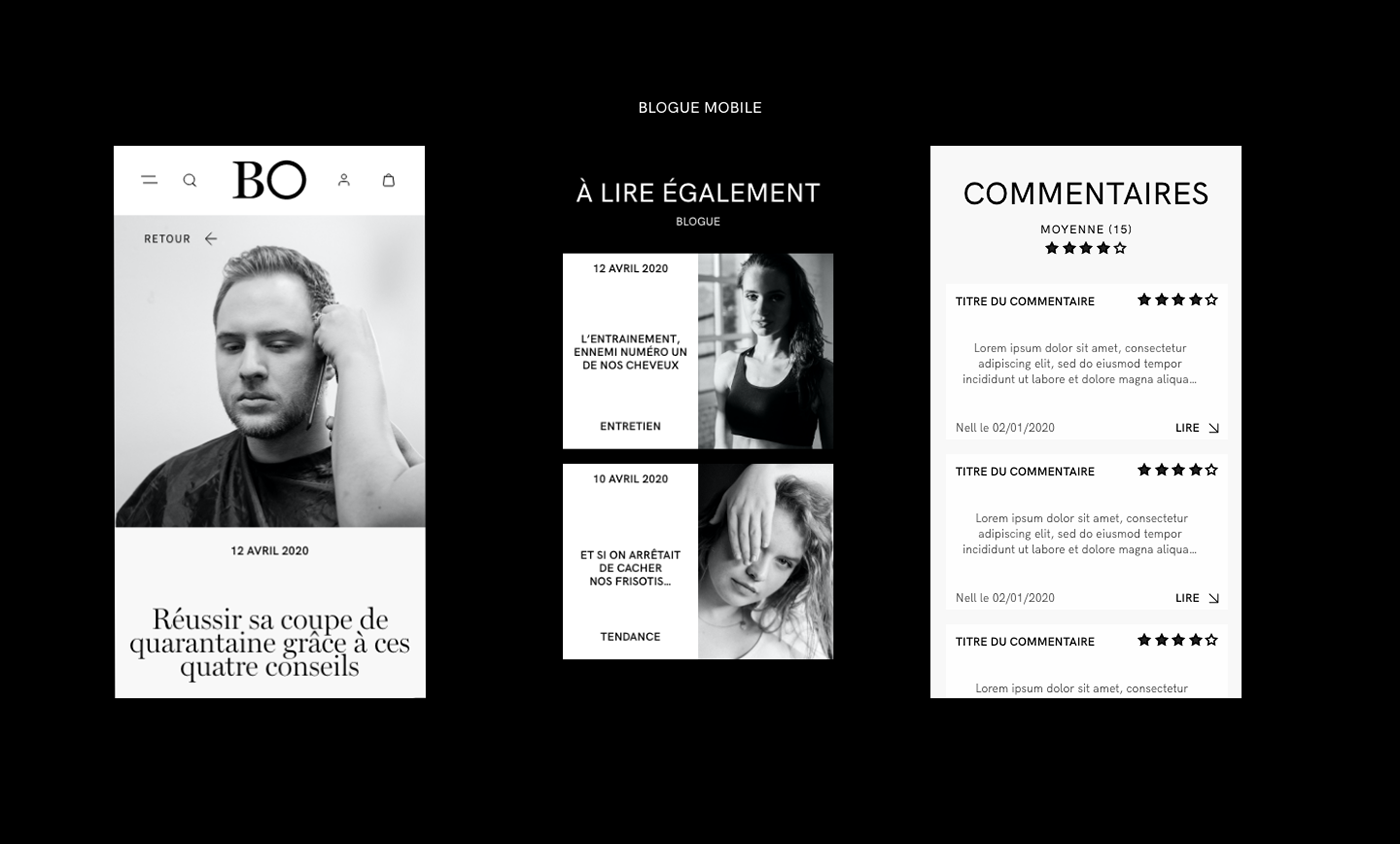 design Fashion  hair interaction Interface UI ux Website