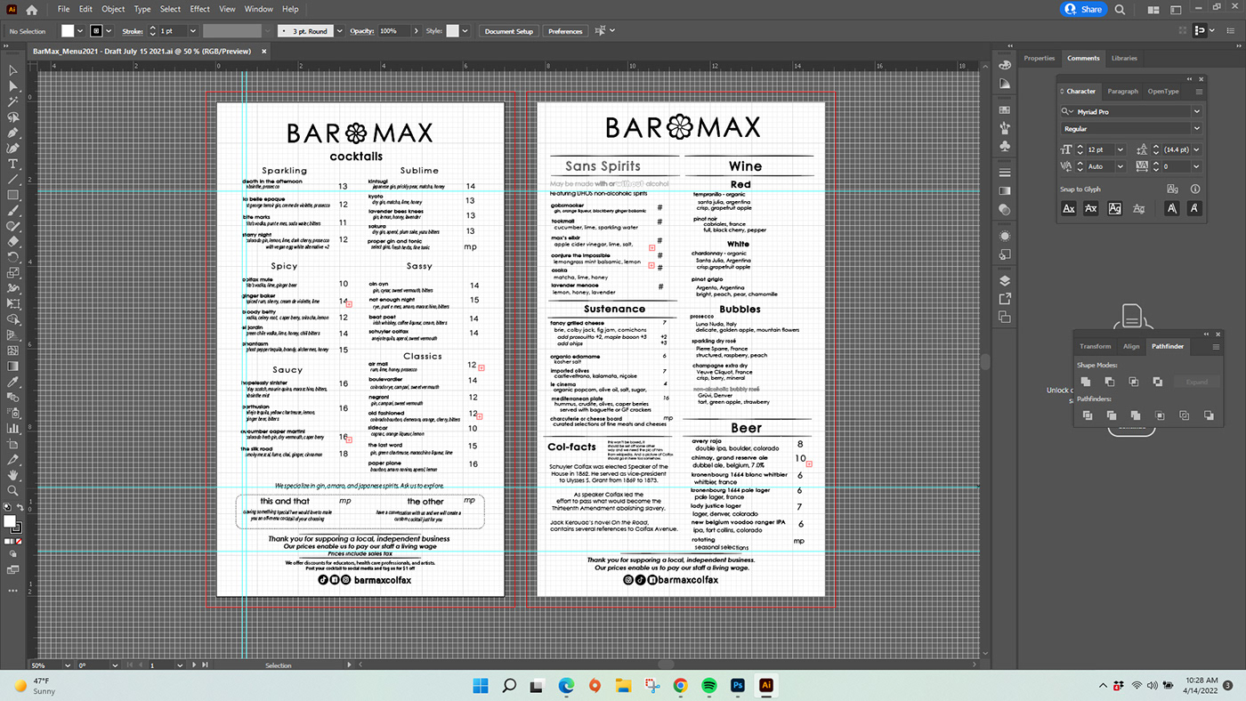 Clean Design delicious flyer Layout menu print resturant Retail typography  