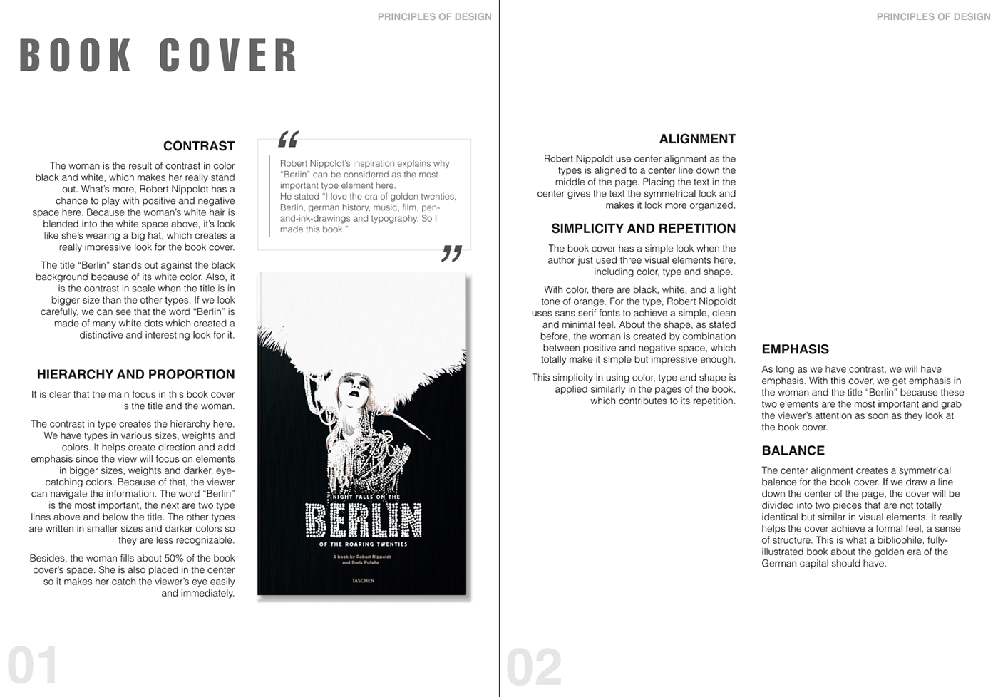 design critique book berlin book design Analysis critique