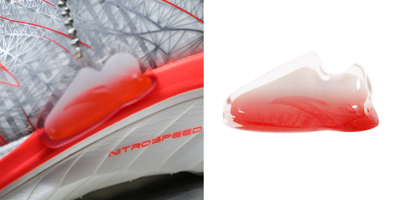 Anta blood vessels heart industrial red run Sneaker Design