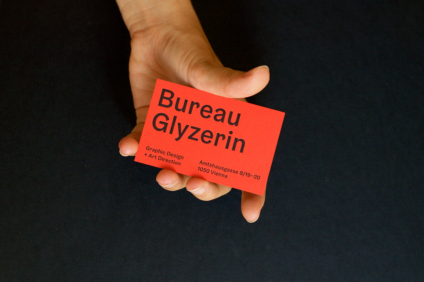 business card bureau design studio bureau glyzerin stationary Corporate Identity Corporate Design paper fedrigoni sirio