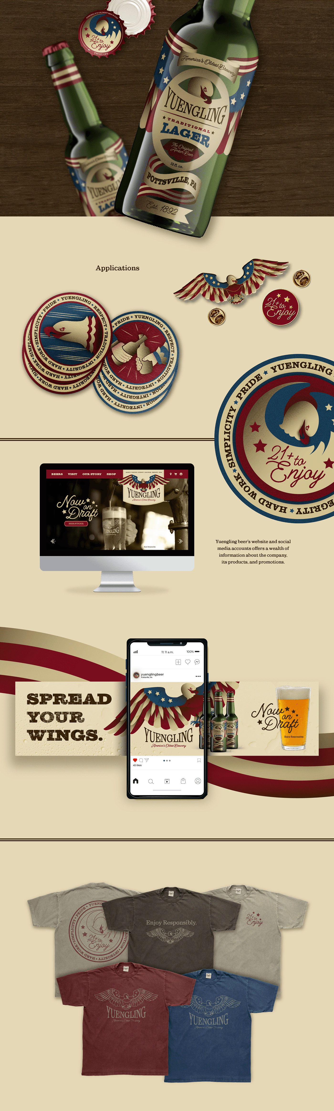 beer label brand identity branding  Merchandise Design Rebrand redesign