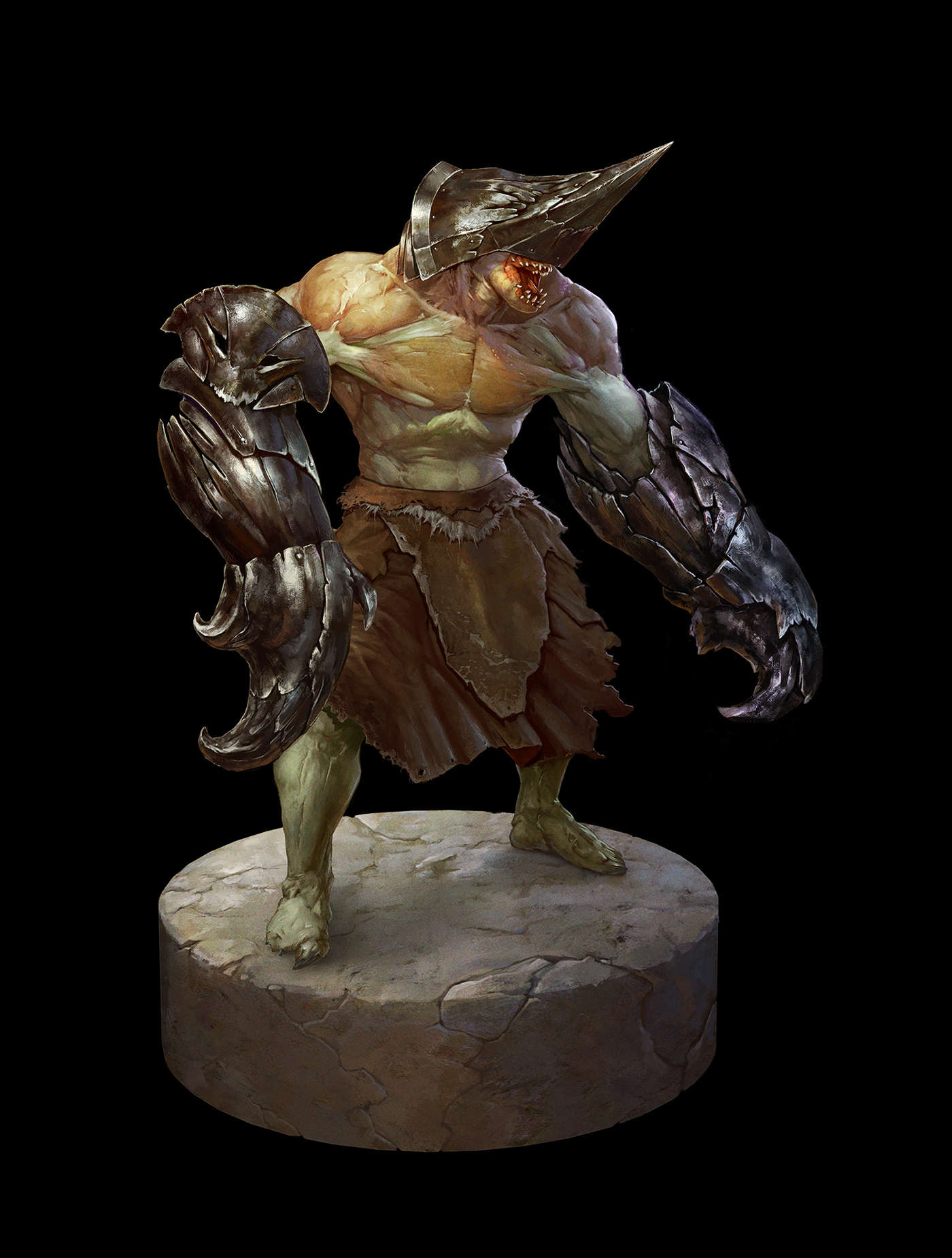Character concept darkfantasy demon fantasy Heavy monster digitalart