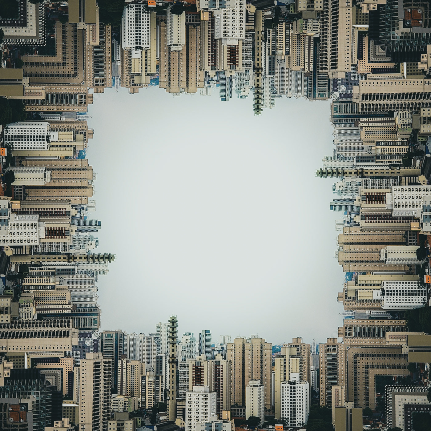Photography  photo photoshop abstract symmetry city maps kaleidoscopic geometry drone
