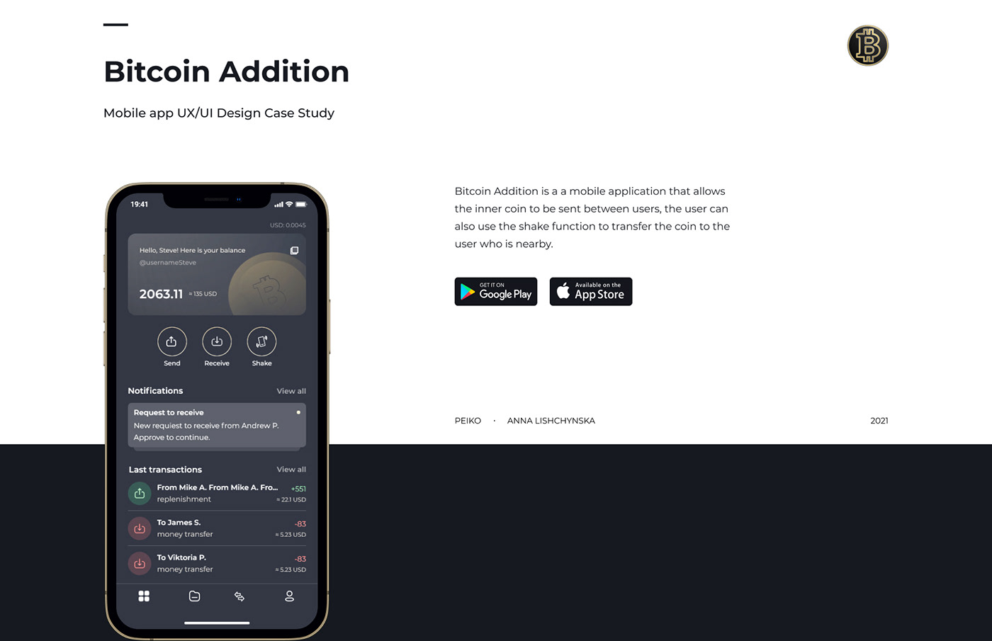 banking bictoin blockchain crypto Figma ios mobile UI/UX ux WALLET
