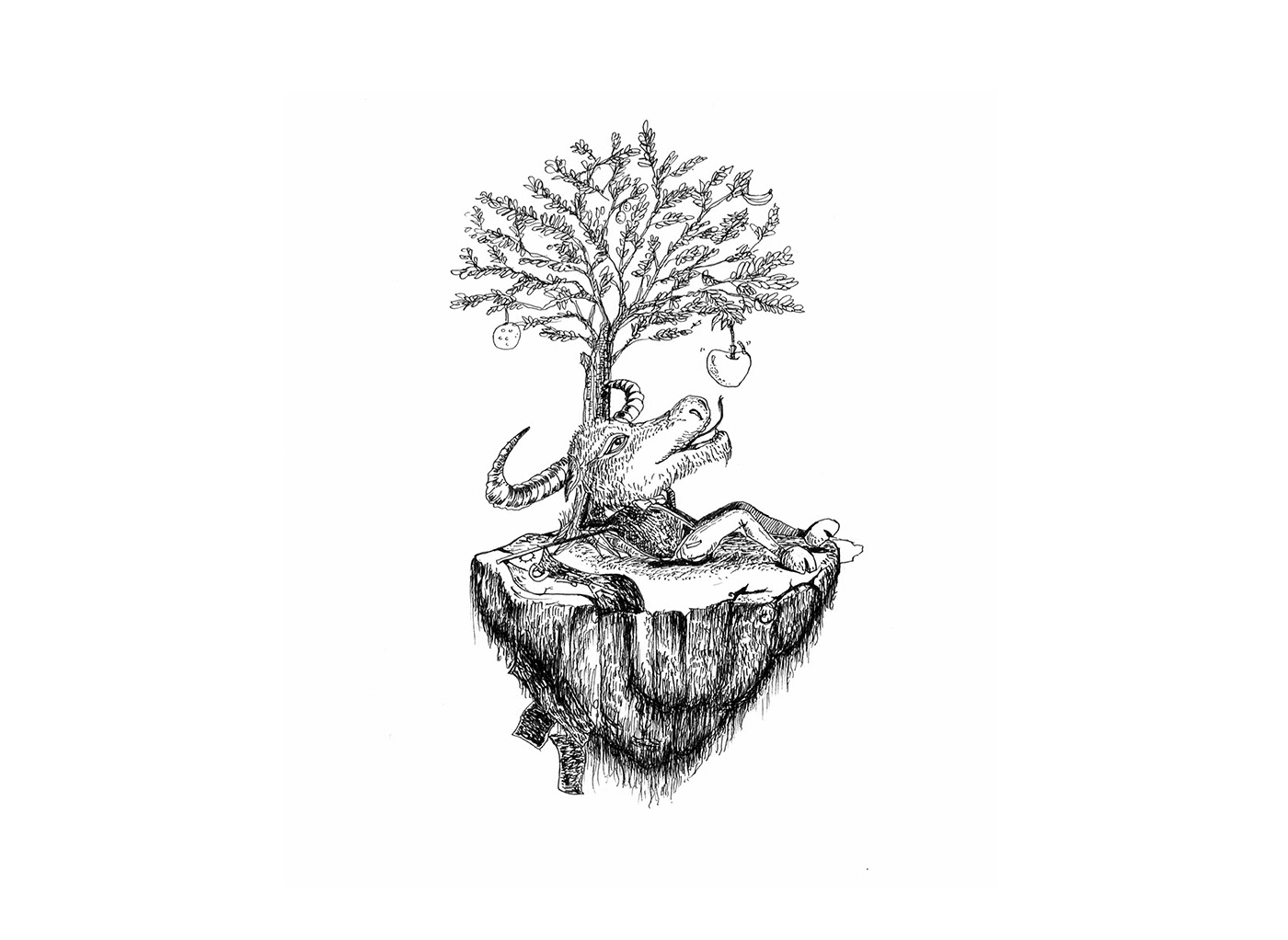 characters drawings illustrations surrealism