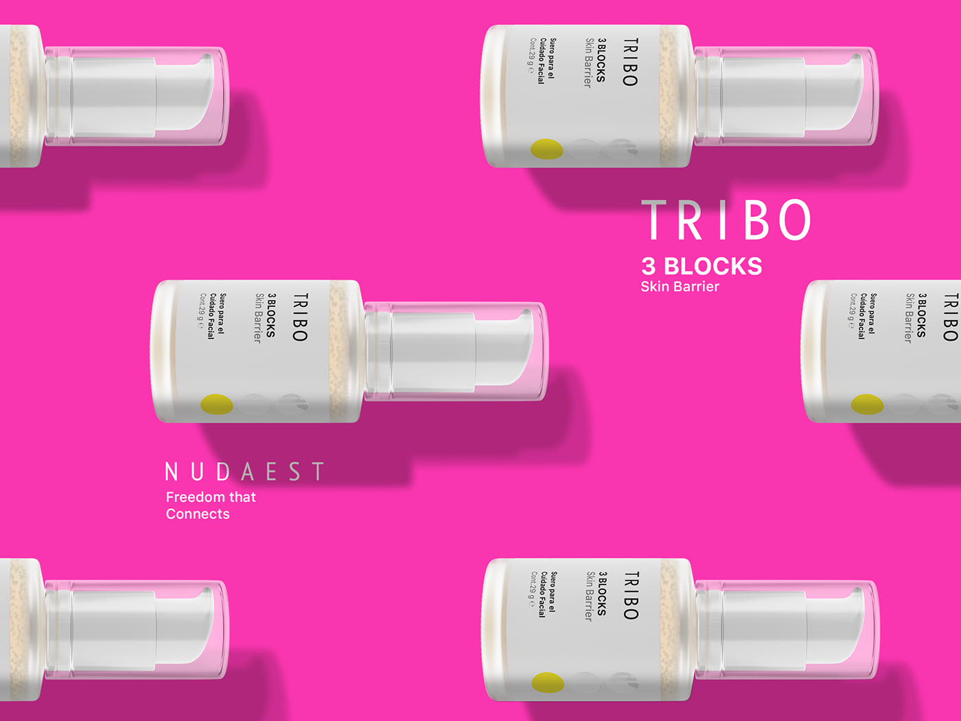 branding  Packaging empaque minimal simple skincare mingo mexico White