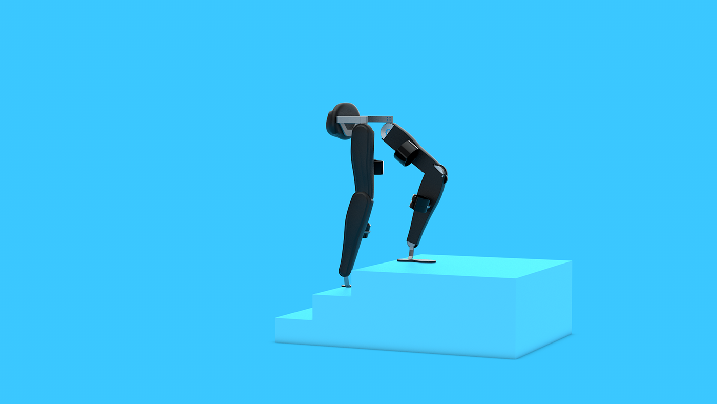 exoskeleton Engineering  animation  motion graphics  TU Delft