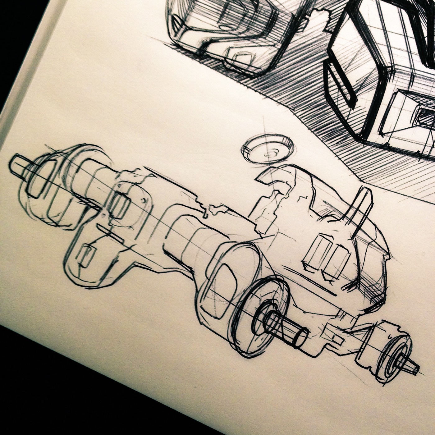 sketches automotive   design Tractor Hand Sketches car design tractor design vladimir schitt