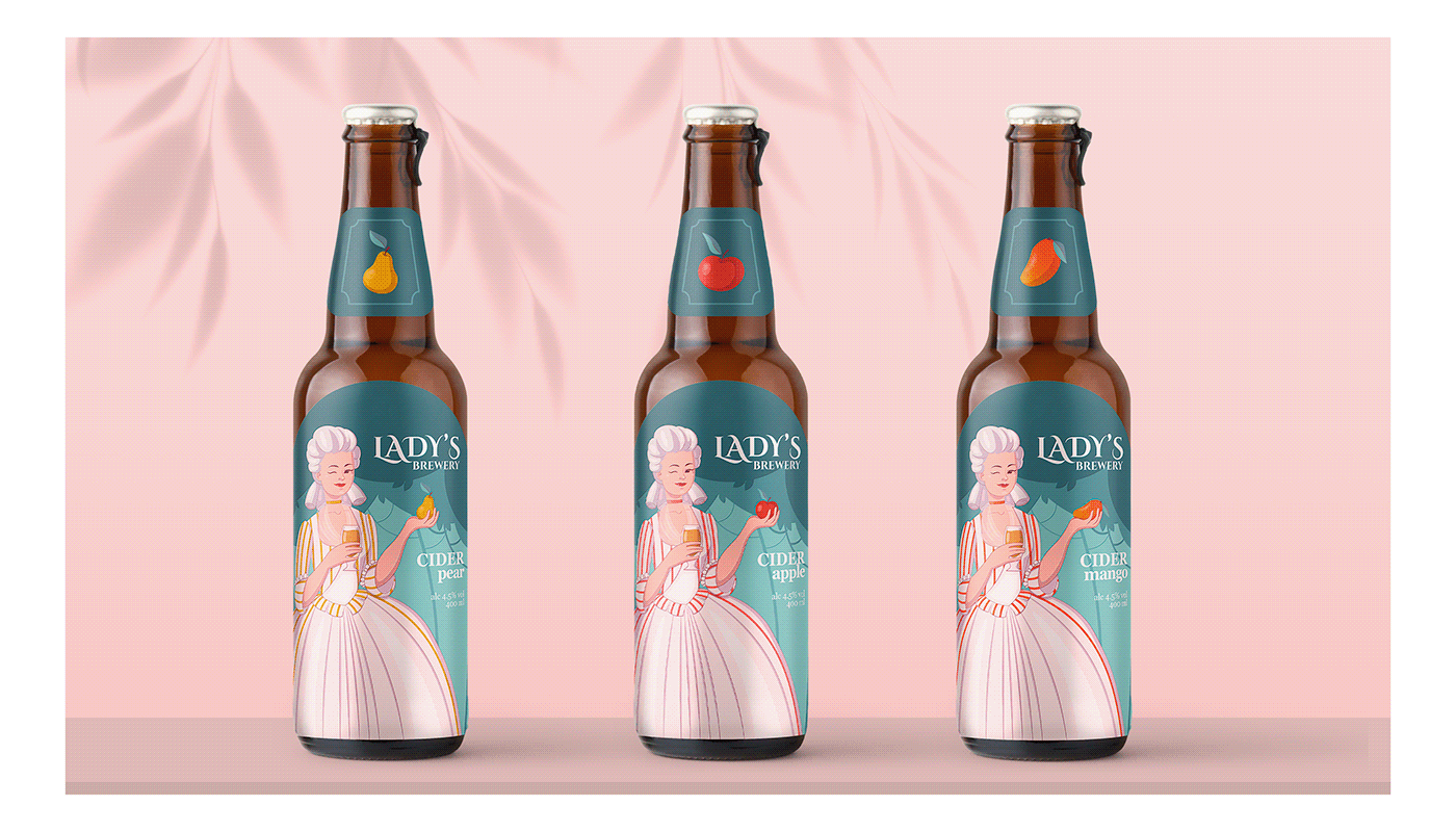 cider Cider label graphic design  ILLUSTRATION  Packaging product design  vector