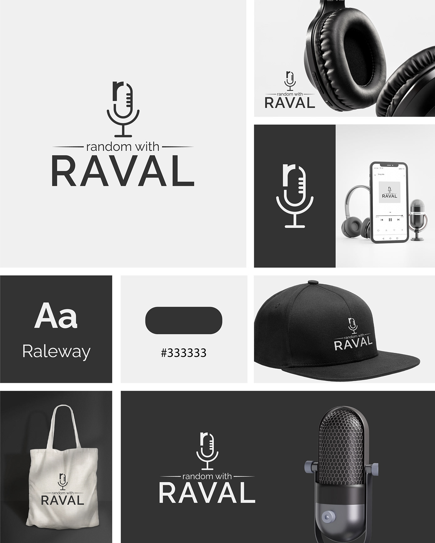 adobe illustrator brand identity designer logo Logo Design marketing   music photoshop podcast spotify