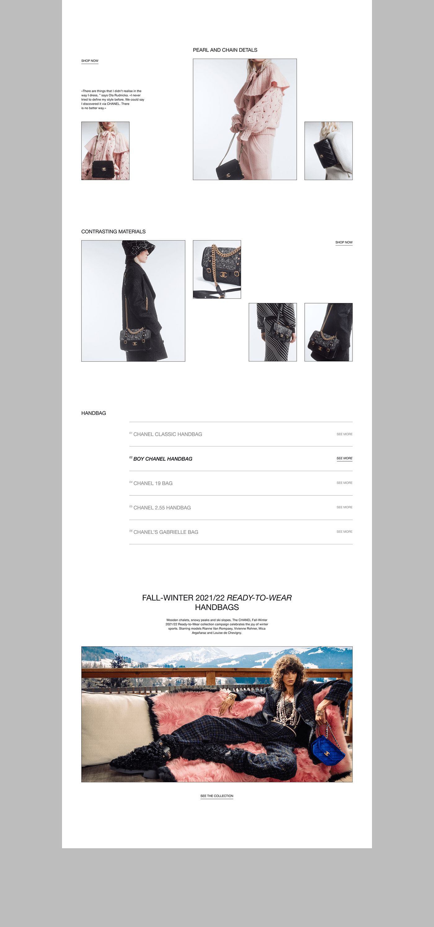 Fashion  redesign UI UI UX design UI/UX ux Web Design  Website chanel Ecommerce