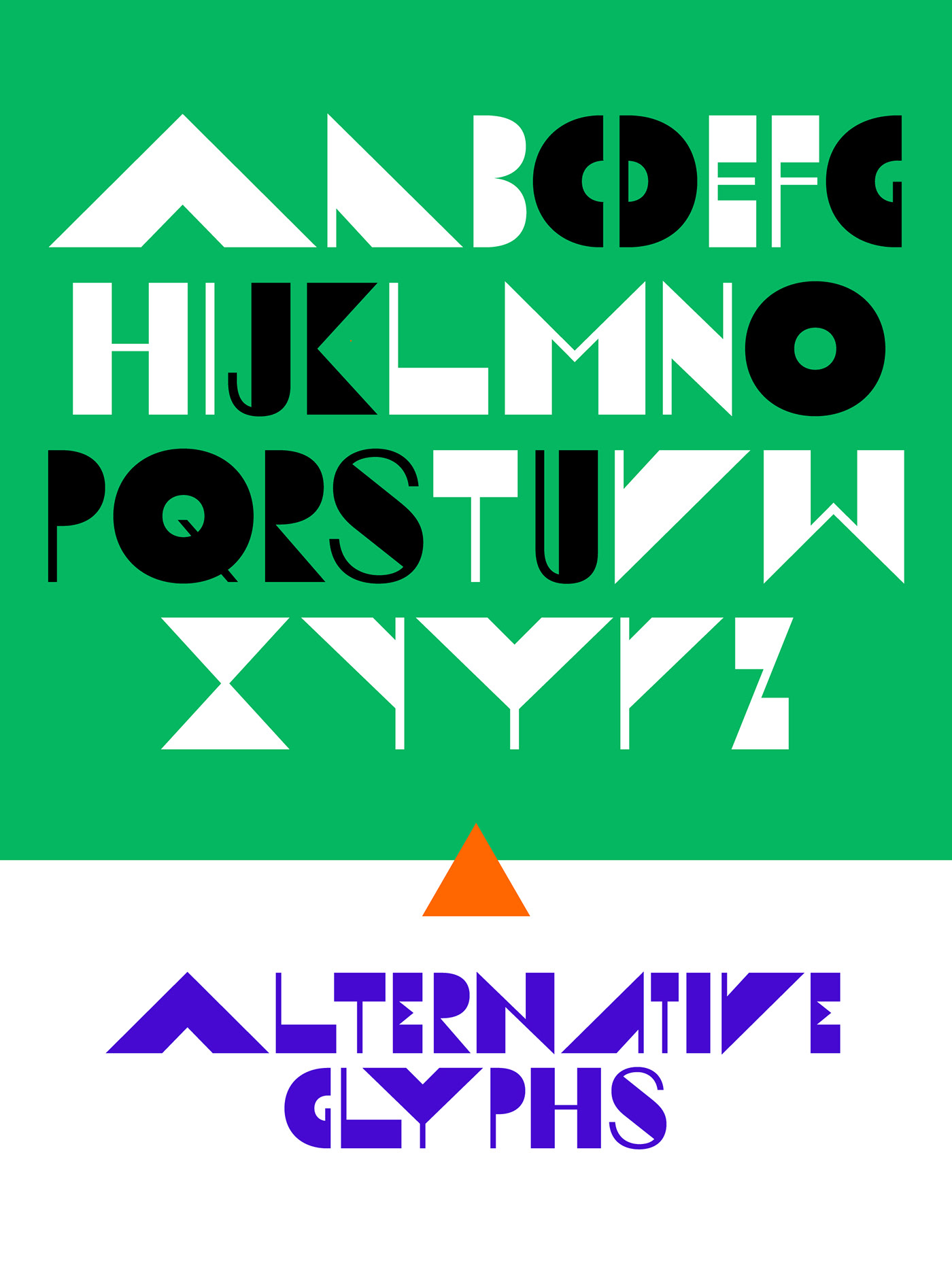 Typeface font typography   minimal modern geometry geometric