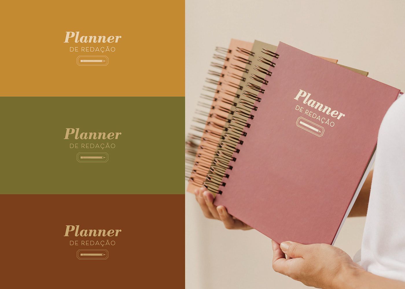 planner graphic design  product design  design design produto ebook cover design Capa unboxing visual identity