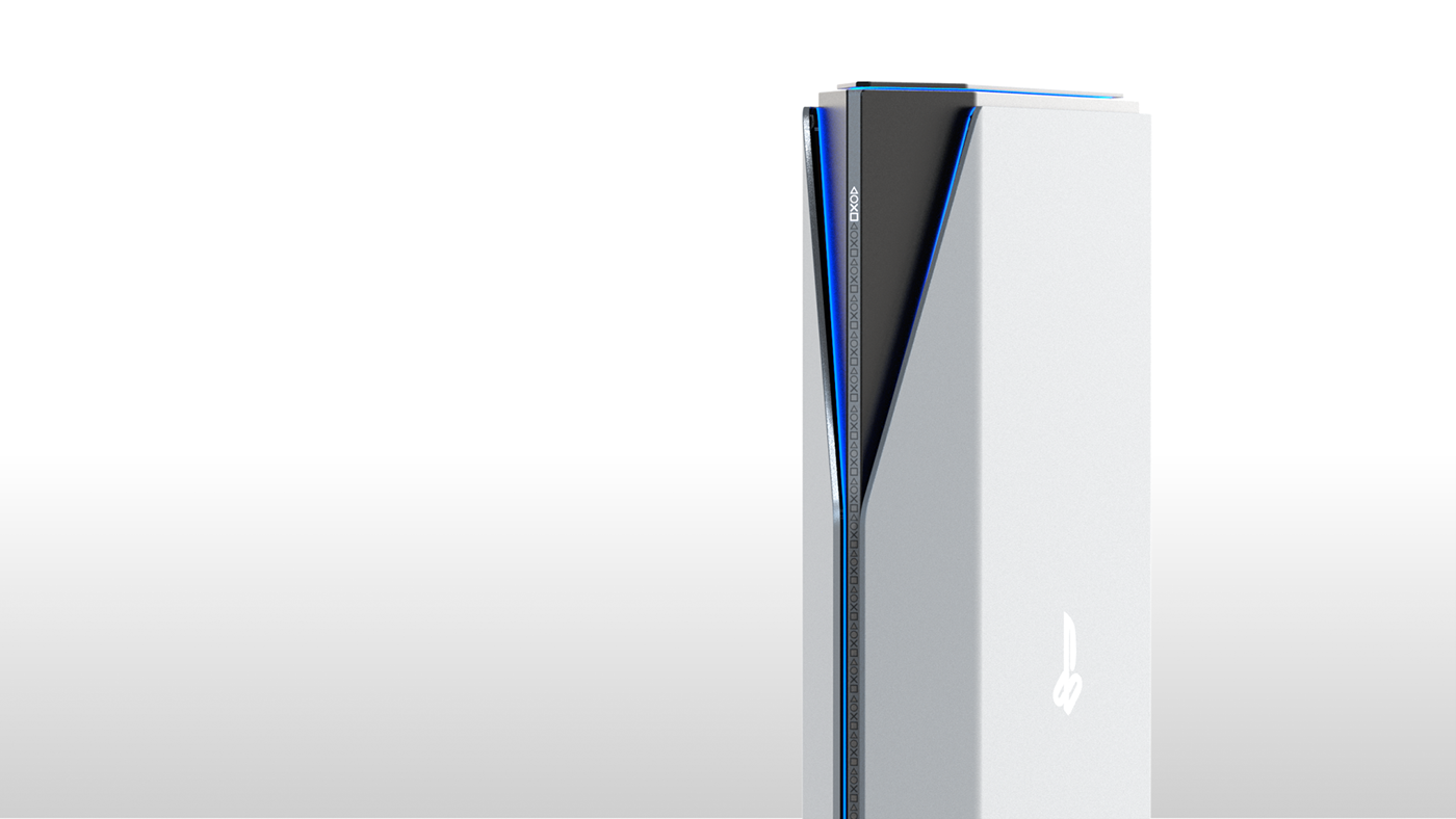 game gamedesign platstation product design  ps5 ps6  rendering Sony TVOS uiux