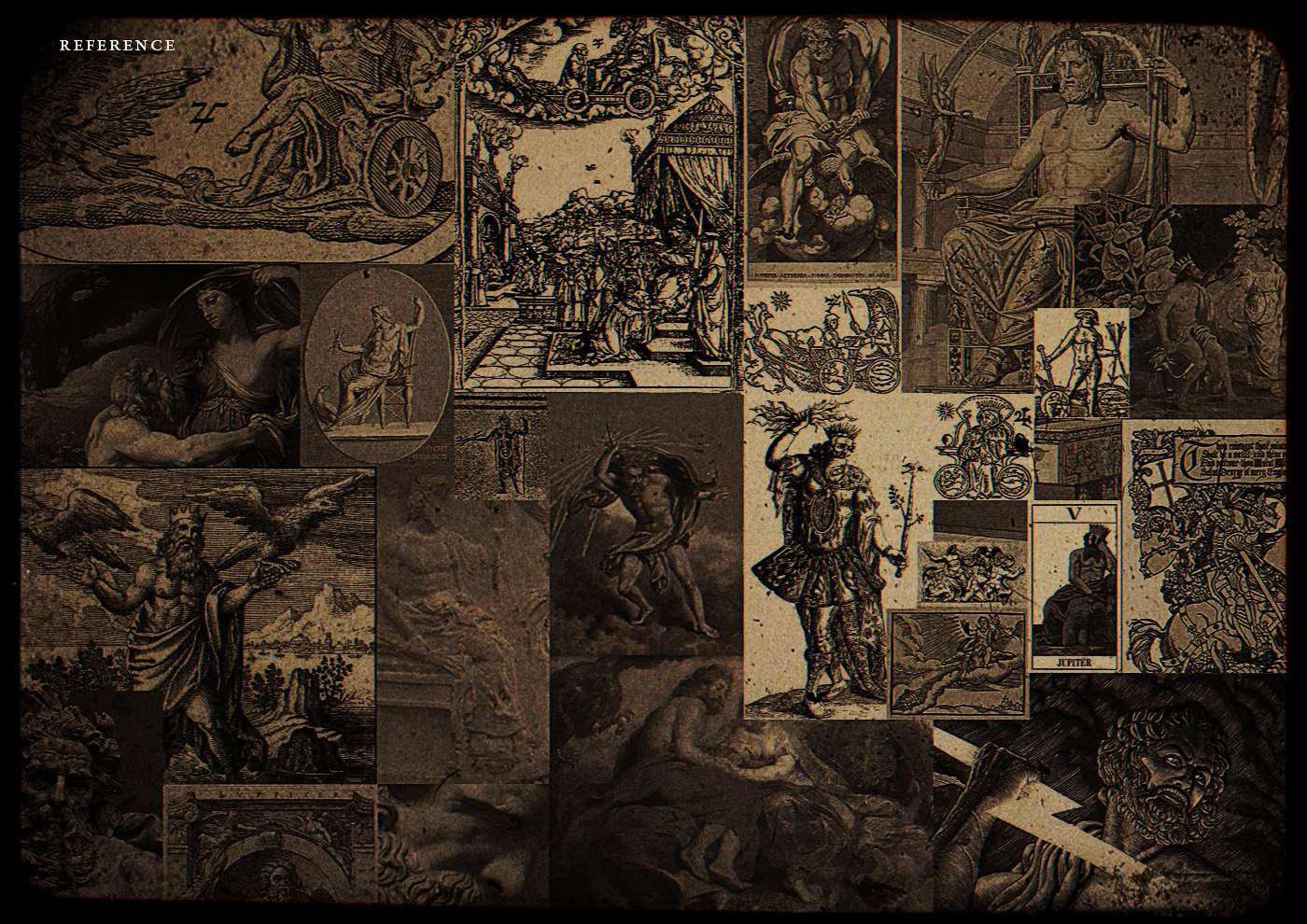 экслибрис юпитер гравюра печать Бог Рим оккультизм Легенда алхимия books