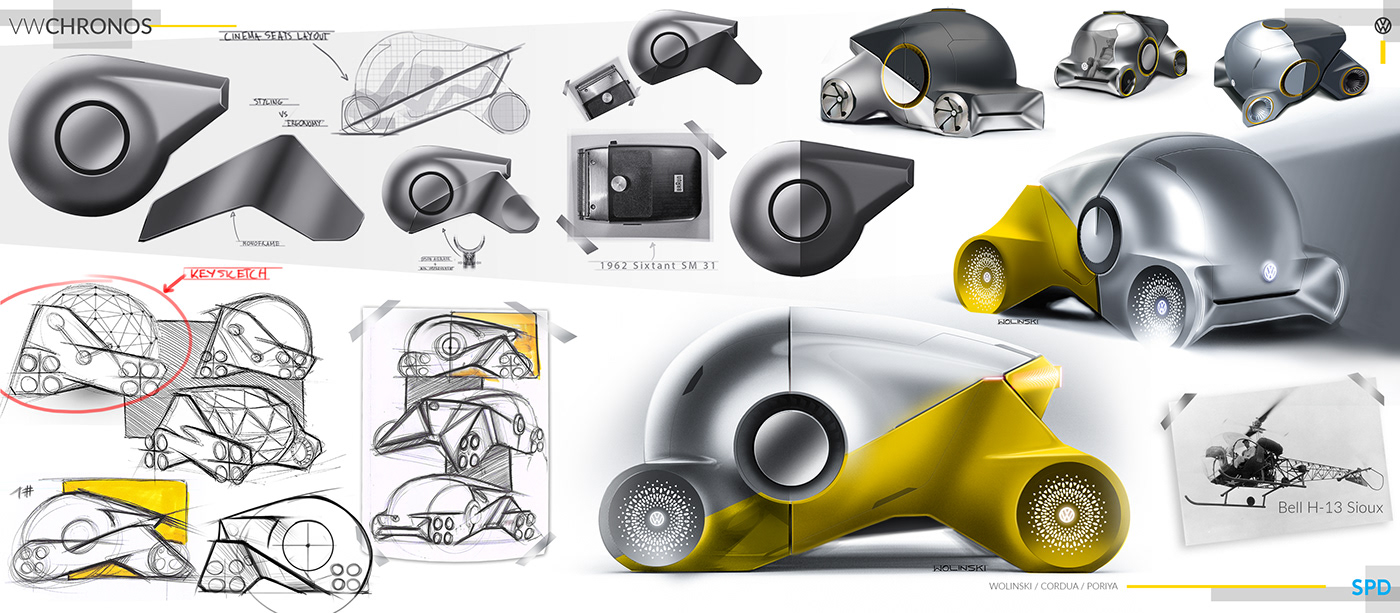 cardesign volkswagen chronos automotivedesign futuremobility VW concept mobilty sightseeing