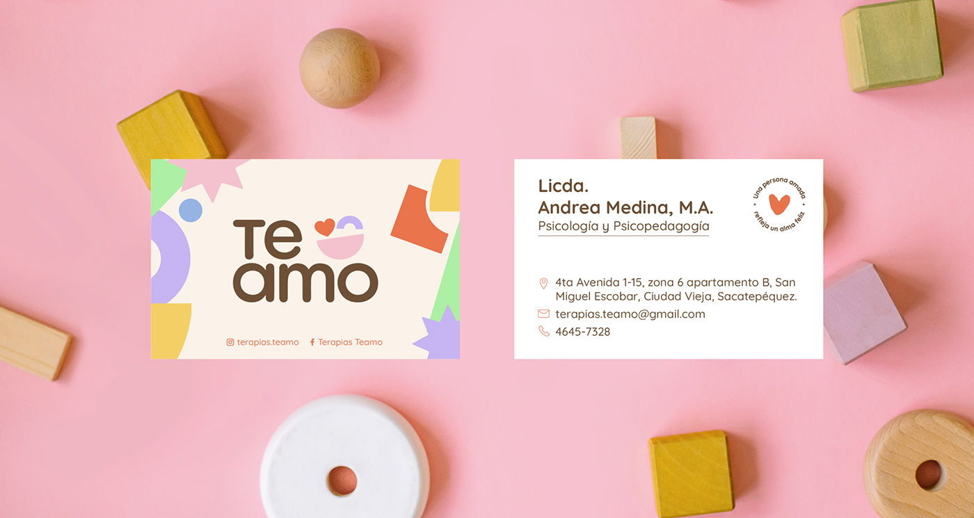 branding  children colorful friendly graphic design  Guatemala Logo Design mental health psychology therapy