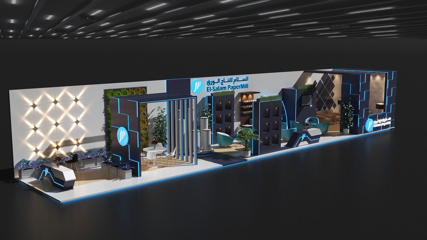 3D booth design booth Exhibition  3ds max vray Events design marketing   3d booth design