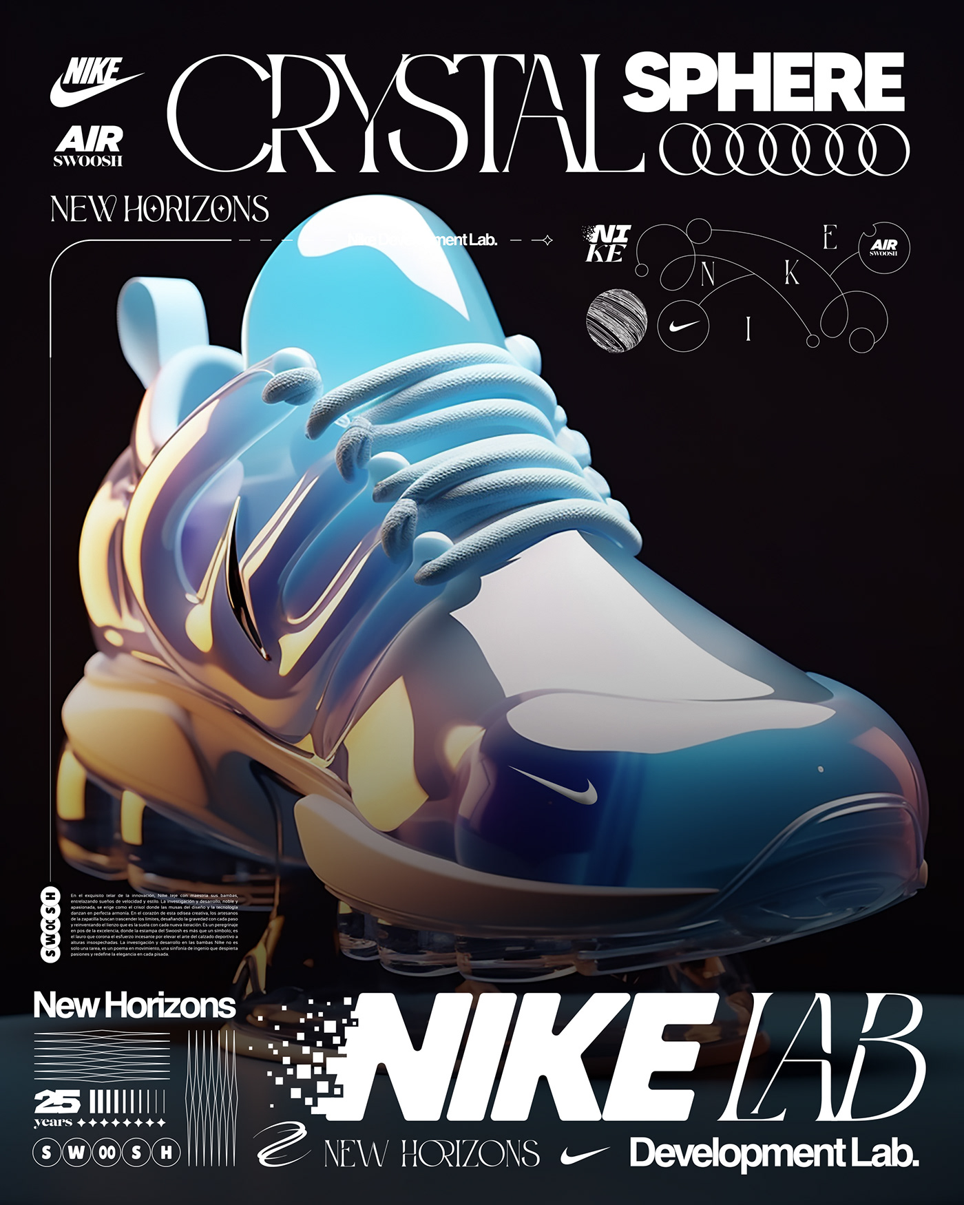 Nike design Graphic Designer brand identity sneakers midjourney photoshop designer