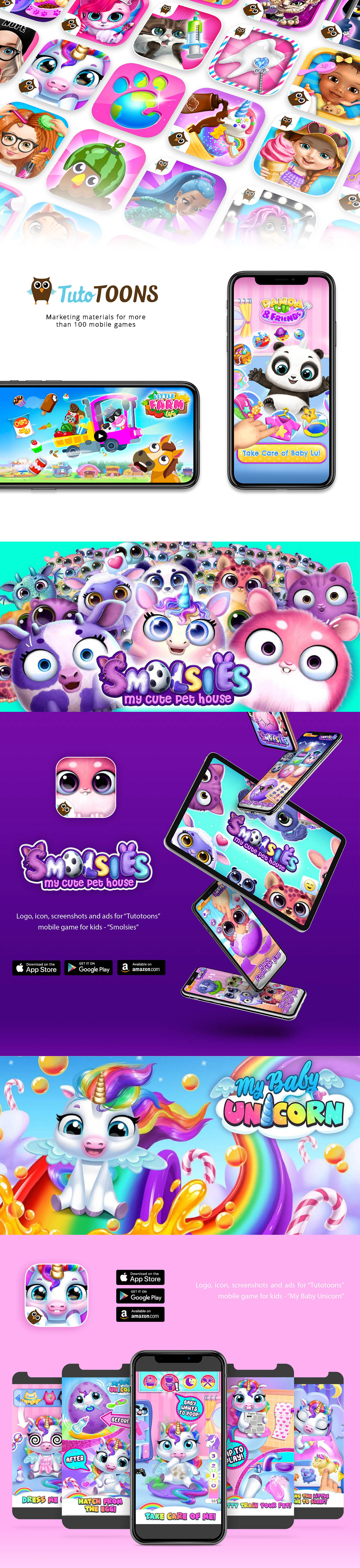 #Logo #icon #mobilegames #kidsgames #app #Branding #Advertising #ads #kids  