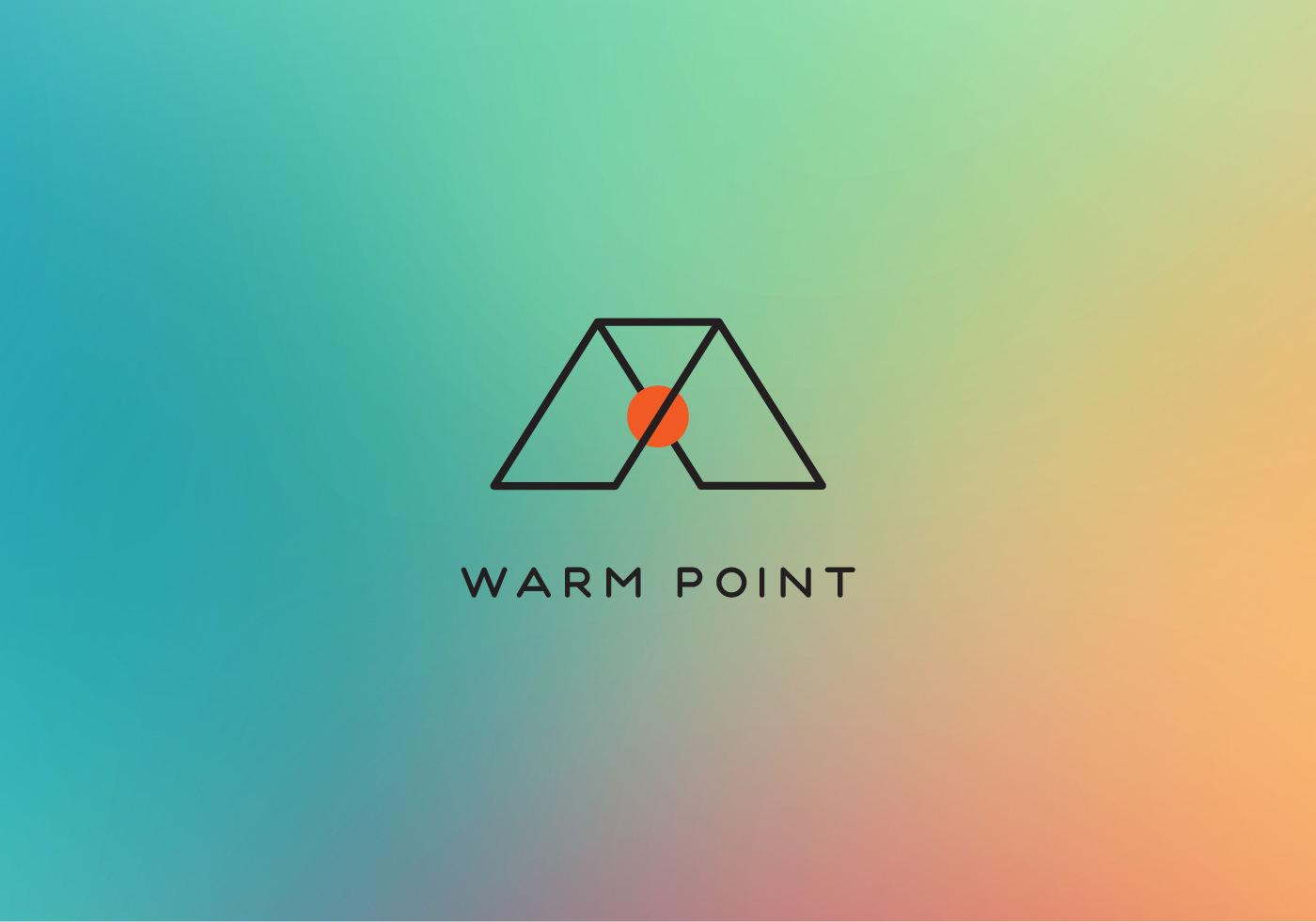makeitcenter warm point warm point Territorial branding logo Logotype pattern