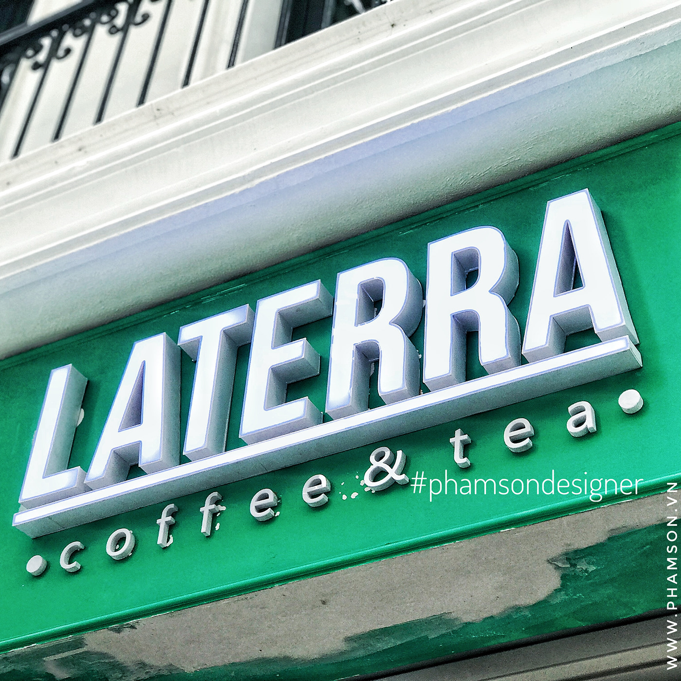 design logo laterra Photography  setup coffee
