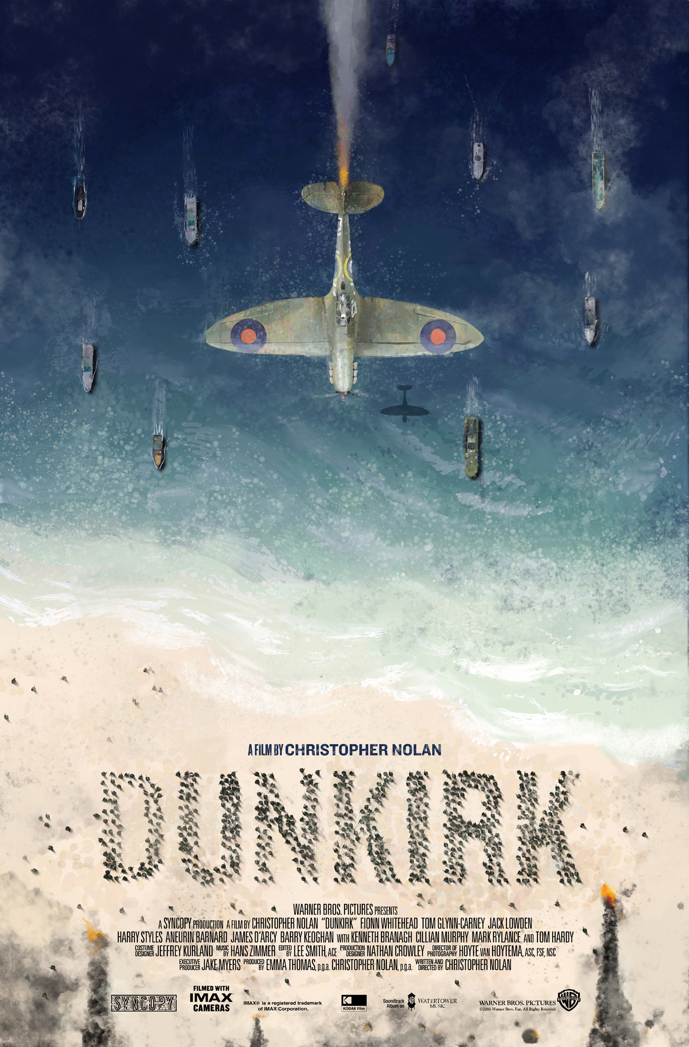 alternative movie poster dunkirk key art movie poster war movie