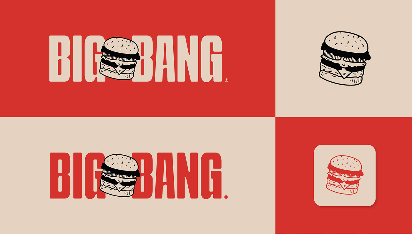 Brand Design brand identity burger Fast food french fries hamburguer menu Packaging product design  Web Design 