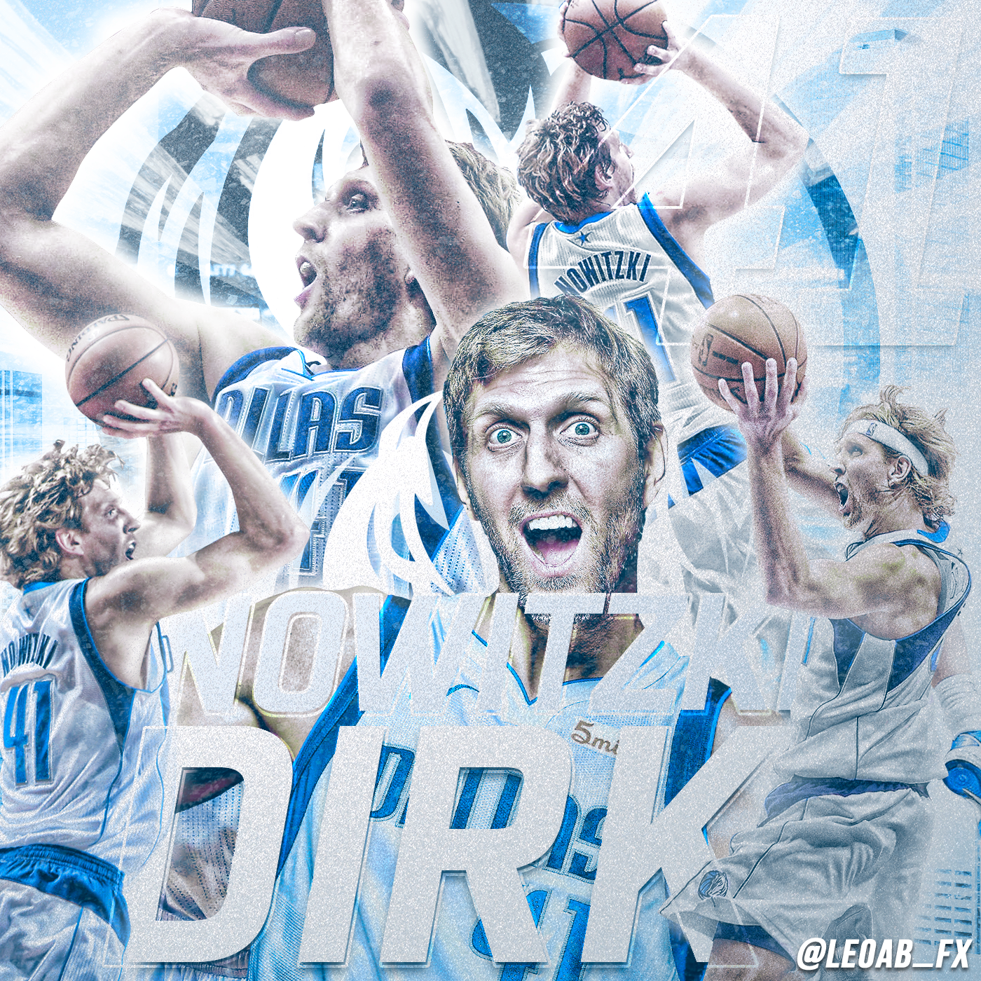 NBA art sports basketball Nike adidas dirk Dirk nowitzki dallas mavericks manipulation